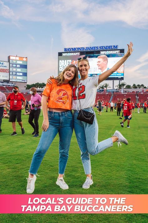 Tampa Bay Buccaneers Game Day Outfits, Buccaneers Game Day Outfit, Bucs Game Outfit, Tampa Bay Buccaneers Outfit Women, Football Game Outfit Nfl, Fantasy Football League Names, Tampa Buccaneers, Bucs Football, Things To Do In Tampa