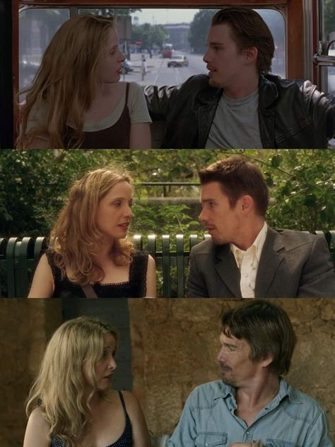 The Before Trilogy, Before Sunrise Trilogy, Richard Linklater, Before Trilogy, Arte Pulp, Movies Quotes Scene, I Love Cinema, Love Time, Film Inspiration