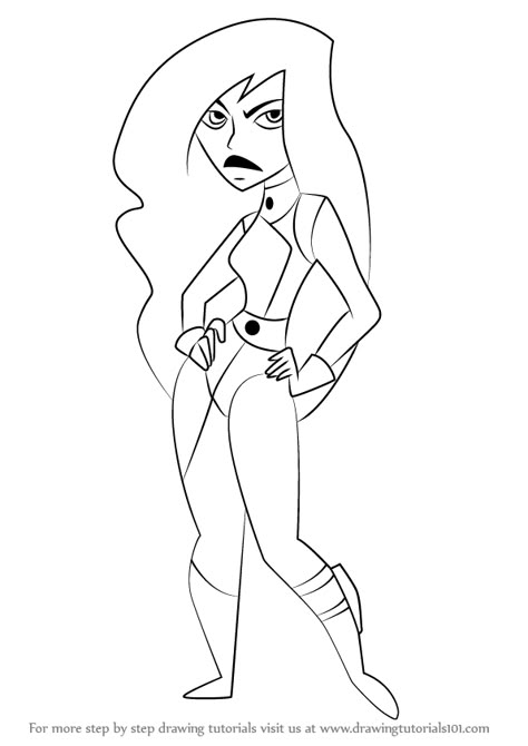 Shego Painting Canvas, Shego Tattoo Ideas, Shego Coloring Page, How To Draw Kim Possible, Shego Tattoo Design, Kim Possible Drawing Base, Kim Possible Tattoo Ideas, Kim Possible Tattoo, Shego Painting