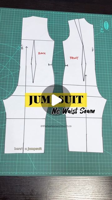 How To Stitch Jumpsuit For Women, Linen Jumpsuit Pattern Free, Jumpsuit Pattern Drafting, Jumpsuits For Women Pattern, How To Sew A Jumpsuit, How To Make A Jumpsuit, Jumpsuit Pattern Sewing Tutorials, Jumpsuit Pattern Sewing Free, Diy Jumpsuit Pattern