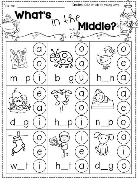 Summer Review Packet (kindergarten) | Kindergarten Phonics Cvc Worksheets Kindergarten, Middle Sounds Worksheet, Digraphs Worksheets, Cvc Worksheets, Middle Sounds, Cvc Words Worksheets, Beginning Sounds Worksheets, Missing Letters, Kindergarten Phonics Worksheets