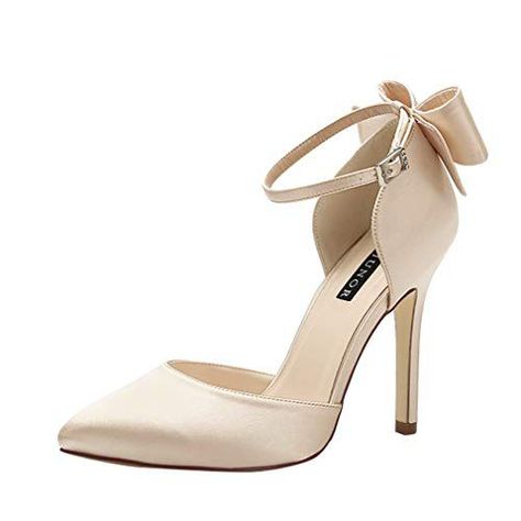 You Can Get Nude Pumps Like Meghan Markle's for Just $40goodhousemag Satin Wedding Shoes, Evening Heels, Satin Shoes, Party Dance, Nude Pumps, Bride Shoes, June 2024, Evening Shoes, High Standards