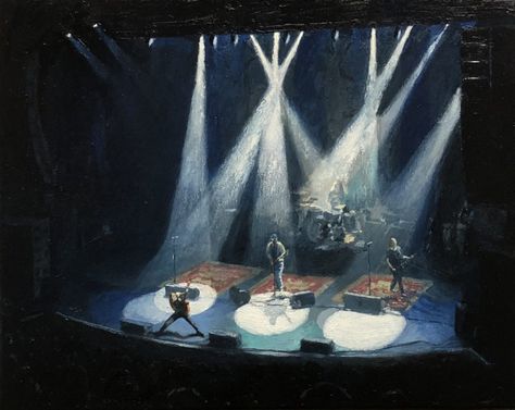 Pete Marsh Art - Music Art - Painting Concert Painting, Marsh Art, Music Art Painting, Higher Art, Art Final, Musician Art, Music Painting, Website Services, Gcse Art