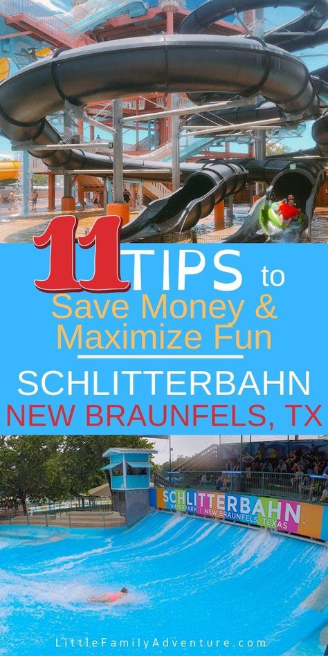 Schlitterbahn New Braunfels Packing List, Water Parks In Texas, Schlitterbahn New Braunfels, Houston Vacation, Fun Water Parks, New Braunfels Texas, Weekend Family Getaways, Texas Vacations, Budget Friendly Travel