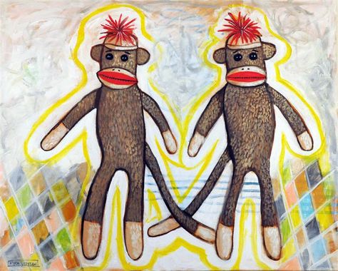 Sock Monkeys, Monkey Print, Long Branch, Sock Monkey, Music Entertainment, Retro Toys, Stuffed Toy, True Story, Limited Edition Prints