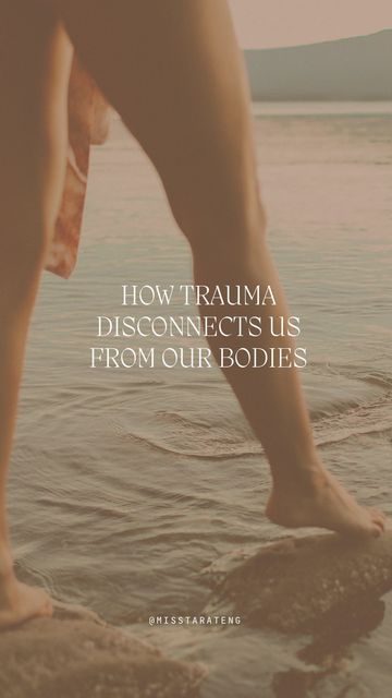 Tara Teng 鄧• Embodiment Coach on Instagram: "RESOURCES IN THE CAPTION 👇🏽 If you feel disconnected from your body or dysregulated in your body, please know that you are not alone. These are very common responses to surviving a traumatic experience. As a Somatic Practitioner, I help people use the neurobiological approach of Somatics to understand and come back into connection with their bodies. Keep reading for an exercise in embodiment 👀 First, LIKE + SAVE because this post is full of tips. FOLLOW so you can find my page again. ————- If we have felt powerless, overwhelmed or unsafe at any point in our lives then we have survived something traumatic. Our bodies do not want us to go back to the pain of such experiences so often times we begin to create coping strategies of anxiety, Somatic Aesthetic, Somatic Release, Coaching Aesthetic, Somatic Exercise, Somatic Yoga, Holistic Coach, Somatic Healing, Somatic Exercises, Media Aesthetic