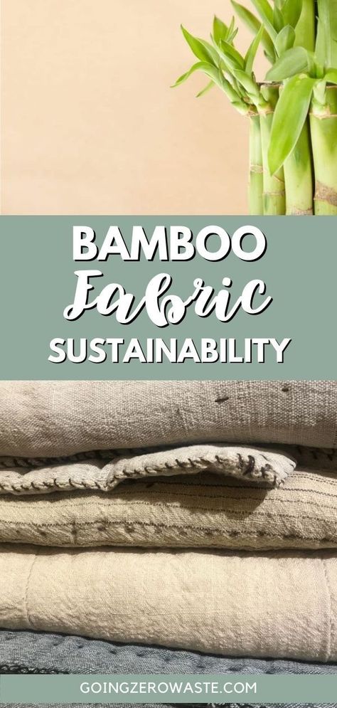 Bamboo fabric is quickly becoming a popular alternative to traditional fabrics such as cotton and silk. It is often touted as a sustainable fabric option because bamboo is a fast-growing plant. It needs very little water, fertilizer, or pesticides! What’s more? Bamboo is naturally regenerating, so harvesting bamboo still allows the plant to survive. Bamboo Fabric Clothing, Sustainable Magazine, Dresser Alternative, Cozy Robes, Bamboo Fashion, Closets Bedrooms, Diy Zero Waste, Minimalism Decor, Clothing Capsule