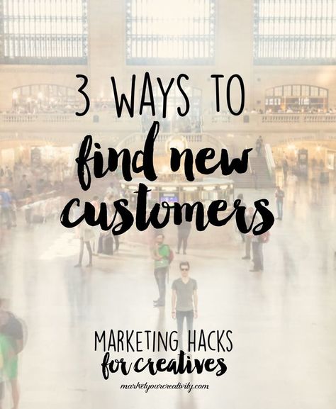 3 ways to find new customers for your Etsy or creative business Small Business Marketing Plan, Marketing Hacks, Business Marketing Plan, Etsy Marketing, Online Business Marketing, Etsy Business, Business Resources, Business Inspiration, Business Advice