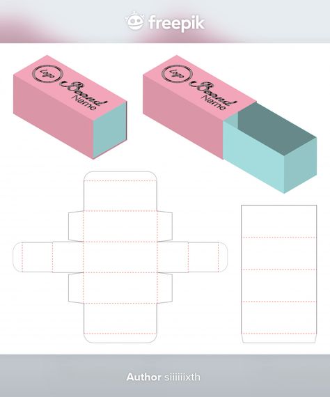 Food Packaging Template, Template Box Design, Food Box Packaging Design, Box Design Package, Creative Box Packaging, Packaging For Food, Box Packaging Templates, Packaging Die Cut, Luxury Packaging Design