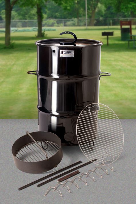 The Pit Barrel Cooker - Barbecuebible.com Ugly Drum Smoker, Barrel Smoker, Drum Smoker, Pit Barrel Cooker, Charcoal Smoker, Kobe Beef, Best Charcoal, Offset Smoker, Brisket Recipes