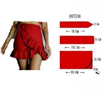 Look 80s, Wrap Tutorial, Skirt Diy, Skirt Ruffle, Skirt Wrap, Diy Vetement, Diy Clothes Design, Diy Skirt, Trendy Skirts