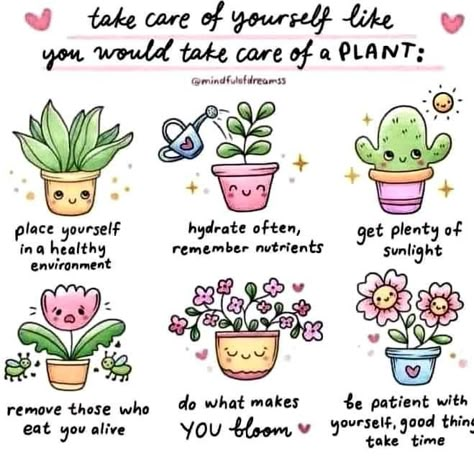 Personal Empowerment, Self Care Bullet Journal, Cute Inspirational Quotes, Mental Health Care, Take A Screenshot, Care Quotes, Positive Self Affirmations, Self Care Activities, Mental And Emotional Health