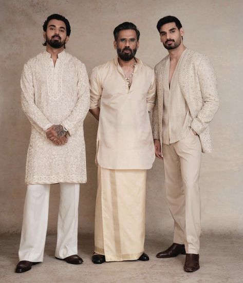 Lungi Outfits For Men, Kurta For Wedding For Men, Wedding Formals Men, Shadi Outfit For Men, Wedding Wear For Men Indian, Mens Kurta Designs Style Indian Weddings, Indian Wedding Men Outfits, Abhinav Mishra Mens Wear, Lungi Mens Indian