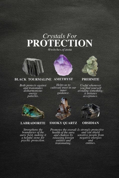 Black Magic Protection Crystals, Crystal Groupings, Protection Crystals And Stones, Crystal Combos, Energy Stones Crystal Healing, Crystal For Protection, Crystals Meaning, Crystals For Protection, Crystal Protection