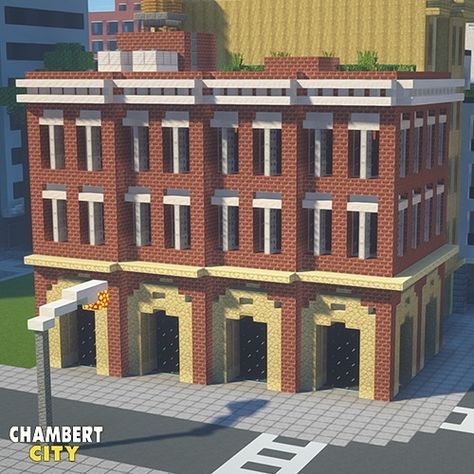 Chambert City on Instagram: “Old commercial building! Hope you like it !! 🌆 What do you think ?? 🌇 Would you like to have a copy of the city ?? Subscribe to PREMIUM…” Minecraft Street Building, Minecraft Small City Buildings, Minecraft Old Houses, Minecraft Nyc Townhouse, Minecraft Townhouse Ideas, Minecraft City Building Ideas, Downtown Minecraft, Minecraft Downtown Buildings, Minecraft Commercial Building