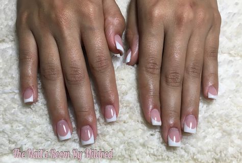 Pink And White Full Set Nails, White Full Set Nails, Full Set Nails, Pink And White Nails, Onion Pink, Set Nails, Nail Room, Swarovski Nails, Young Nails