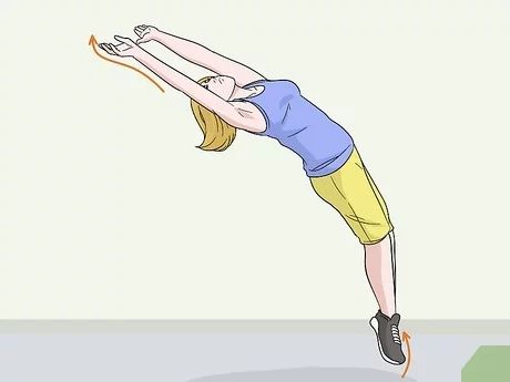 How to Do a Back Handspring: 15 Steps (with Pictures) - wikiHow How To Do A Back Handspring, Cheerleading Routine, Back Handspring, Upper Body Strength, Hand Art Drawing, Hand Art, Building Block, Upper Body, Art Drawing