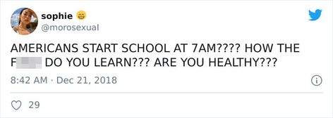 32 Seemingly Normal Things About American Schools That Confuse The Hell Out Of Non-Americans Growing up in a European country and never witnessing what it's like to go to an American school watching American high school comedies to me has always been a pretty surreal experience. I'm sure that most of you fellow non-Americans reading this article could relate to me on this. There are so many things about American schools that have always seemed utterly fascinating to me. For instance you get le Growing Up American, Europeans Vs Americans, American Public School, Homeschooler Memes Funny, High School Memes, Middle School Memes Funny, American Humor, Public School Memes, American High School Memes