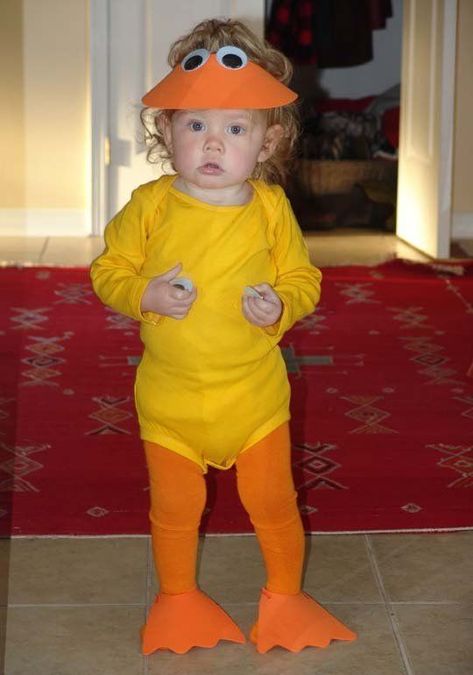 Toddler Duck Costume, Baby Duck Costume, Chicken Costume Kids, Duck Halloween Costume, Caterpillar Costume, Duck Costume, Duck Costumes, Chicken Costumes, Chomp Chomp