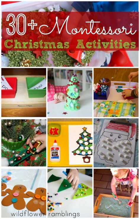 Montessori Christmas Activities - Wildflower Ramblings Montessori Christmas Activities, Christmas Crafts And Activities, Christmas Montessori, Montessori Christmas, Montessori Principles, Winter Child, Light Activities, Montessori Ideas, Play And Learn