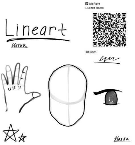 Lineart brush - IbisPaint X Lineart Brush Ibispaint, Brush Ibispaint, Ibis Brushes, Qr Codes, My Saves, Art, Molde