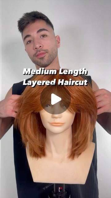 Medium Length Hair Styles Layers, How To Layer Hair Step By Step, Medium Length Haircut Tutorial, Med Length Layered Haircuts, Hair Cuts Tutorial Step By Step, How To Layer Your Own Hair Step By Step, Step Haircut For Medium Hair, Step With Layer Haircut, How To Add Layers To Your Own Hair