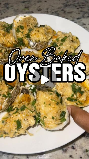 Britney on Instagram: "Oven Baked Oysters Stuffed with Crab 🦪🤤  #Oysters #OvenBakedOysters #CrabStuffedOysters #Seafood #SeafoodSunday #SeafoodLover  #SouthernCooking #SundayDinner #ItsSoGoodYall #Homemade #MadeFromScratch #dinner #dinnerideas #cookwithme #foodporn #easydinner #recipes #momrecipes #blackgirlscook #cookingtiktok #easymeal #fyp #foryou  #webougielikethat #ItsSoGoodYall" Healthy Oyster Recipes, Broiled Oysters In Oven, Oyster Recipes Grilled, Oyster Recipes Baked, Oysters In The Oven, Oyster Recipes No Shell, Oyster Toppings, Broiled Oysters Recipe, Chargrilled Oysters Recipe