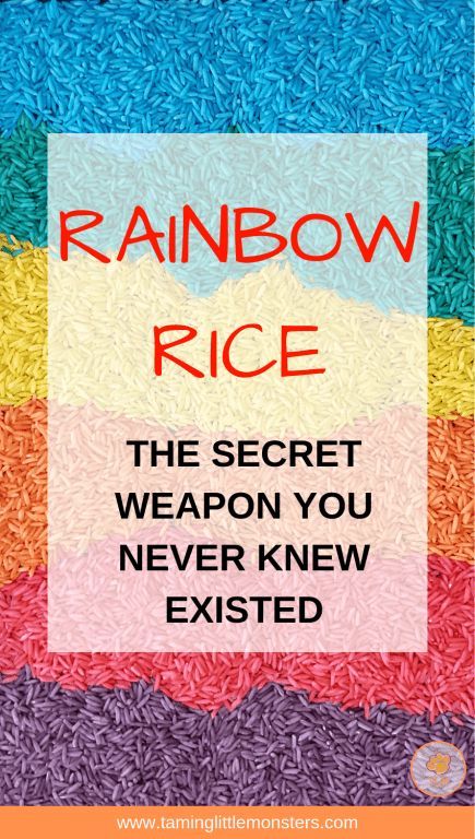 Rice Activities For Preschoolers, Arts And Crafts Activities, Sensory Tubs, Sensory Tub, Easy Toddler Crafts, Rainbow Rice, Crafts For Toddlers, Kids Exploring, Messy Play