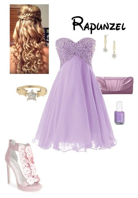 Rapunzel by briony-jae #disney #disneybound #disneystyle #disneyfashion #tangled #rapunzel Disney Princess Outfit Ideas, Disney Prom Dresses, Rapunzel Outfit, Disney Prom, Disney Character Outfits, Disney Bound Outfits Casual, Rapunzel Princess, Princess Inspired Outfits, Tangled 2010