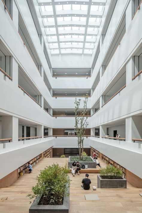 Gallery of The New Campus of Yan’an University / THAD - 18 Dorm Architecture, Research Building, Dorm Interior, University Design Architecture, Office Architecture Design, Dorm Building, University Building, University Interior Design, University Housing