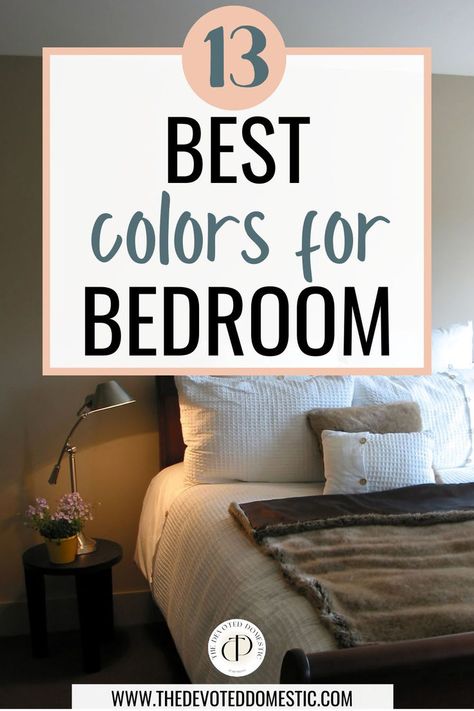 Looking for the best colors for bedroom that'll elevate your room? Learn 13 extremely good bedroom paint color ideas that'll brighten and enlarge your space! Wall Paint For Bedroom Ideas, Latest Painting Ideas For Bedroom, What Colour To Paint Bedroom, Latest Room Colors, Couple Bedroom Colour Ideas, Painting Colors For Bedroom, Bedroom Paintings Ideas, The Best Bedroom Paint Colors, Women Bedroom Color Ideas