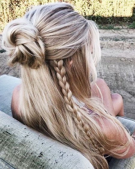 Boho hair long hairstyles half up braid Date Night Hair, Date Hairstyles, Night Hairstyles, Half Updo, Peinados Fáciles Para Cabello Corto, Have Inspiration, Braids Hair, Beautiful Braids, Braid Ideas