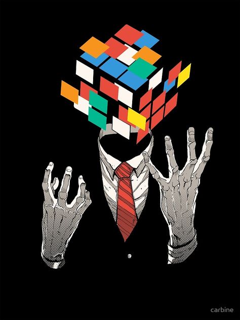 Mind Game by carbine Cube World, Art Cube, Rubix Cube, Alien Concept Art, Mind Games, Abstract Poster, Cuba, Art Wallpaper, Game Art