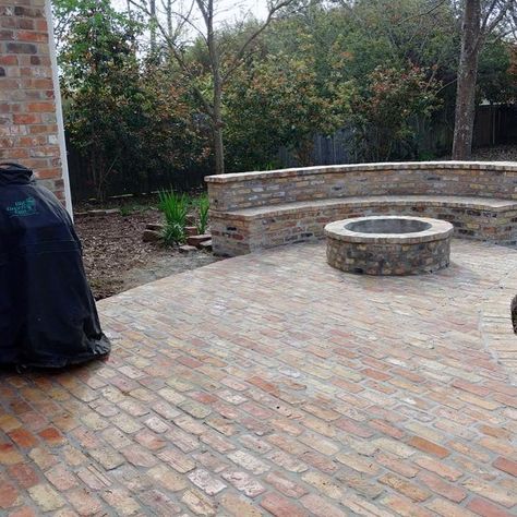 Top 50 Best Brick Patio Ideas - Home Backyard Designs Brick Patio Designs, Brick Patio Ideas, Patio House Ideas, Stone Patio Designs, Brick Paver Patio, Brick Patterns Patio, Brick Fire Pit, Brick Patio, Brick Pavers