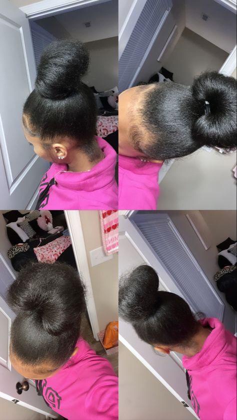 4c Hairstyles Blow Dryed, Fan Bun Natural Hair, 4c Natural Hairstyles Blow Dried, Styles On Blown Out 4c Hair, Fan Bun Black Women, How To Blowout 4c Hair, How To Do A Blow Out On 4c Hair, Fan Bun, Afro Hair Bun