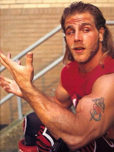 HBK Shawn Michaels Wwe Shawn Michaels, Wwf Superstars, The Heartbreak Kid, Eddie Guerrero, Not Musik, Professional Wrestlers, Wrestling Stars, Kenny Omega, Wwe Legends