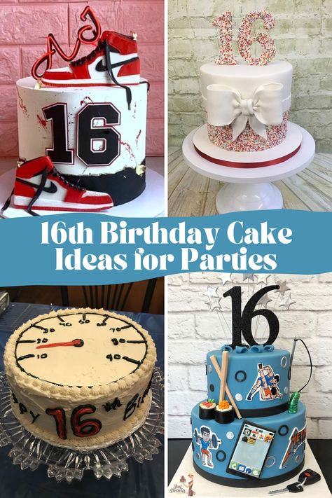 Sweet 16th Birthday Cake Ideas for an Unforgettable Party - momma teen Birthday Cake For 16 Year Boy, 16th Birthday Party Ideas Boy, 16 Birthday Cakes For Girls Ideas, Sweet 16 Cakes For Boys, Boy 16th Birthday Cake, 16th Birthday Cake Boy, 16th Birthday Cake For Boys, Sweet 16 Party Ideas For Boys, Sweet Sixteen Cakes 16th Birthday