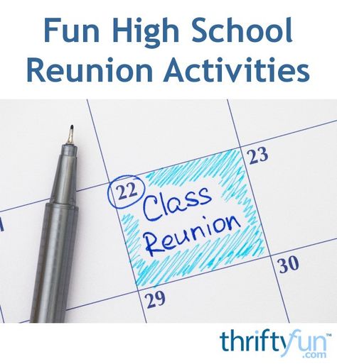 This is a guide about fun high school reunion activities. Breaking the ice at a high school reunion is easy if you plan some fun activities to get everyone involved and reminiscing. Reunion Activities, Class Reunion Planning, Reunion Games, Ice Breaker Games, High School Reunion, School Reunion, Class Reunion, Fun Activities To Do, Ice Breakers