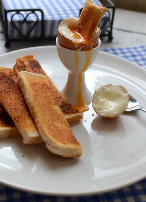 Boiled Egg And Soldiers, Eggs With Soldiers, Eggs And Soldiers Breakfast, Egg Soldiers, Dippy Eggs And Soldiers, Food Rotation, Diner Ideas, Eggs And Soldiers, Dippy Eggs