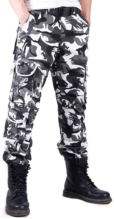 Black Camo Pants Outfit, Camoflauge Outfits, Camo Pants Outfit Men, Future Mask, Black Camo Pants, Model Kaos, Cargo Pants Outfit Men, Camo Pants Outfit, Black And White Camo