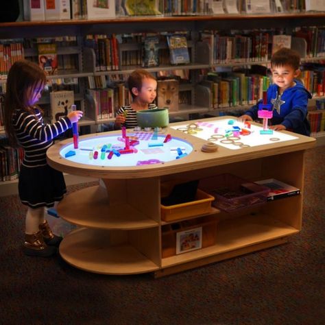 Spectrum Light Table Daycare Decor, Preschool Rooms, Scientific Thinking, Sensory Lights, Light Panels, Senior Project, Sensory Room, Sensory Table, Play Based