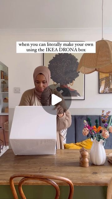 Ikea Drona Box, Ikea Drona, Cat Houses, A Circle, Ikea Hack, Cat House, A Cat, The Cutest, Make Your Own