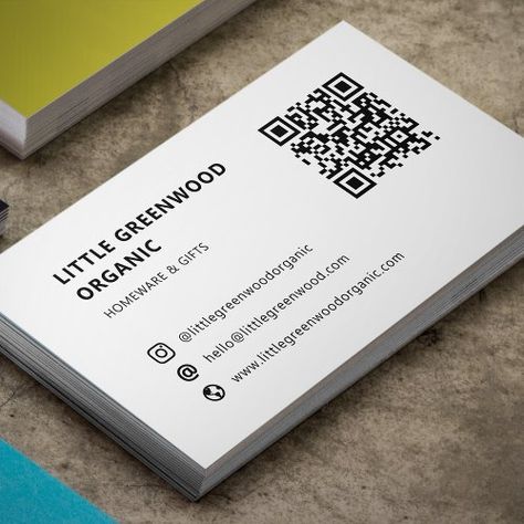 $27.4 | QR Code Simple Modern Minimal White Instagram - qr code, simple modern minimal white, instagram business card, social media icon business card, professional corporate small business, email website business template, qr code business card, virtual digital contact scannable, clean simple business card template, etsy store business card Business Card Social Media, Business Card Qr Code, Business Card With Qr Code, Instagram Business Card, White Instagram, Qr Code Business Card, Website Business, Business Email, Simple Business Cards