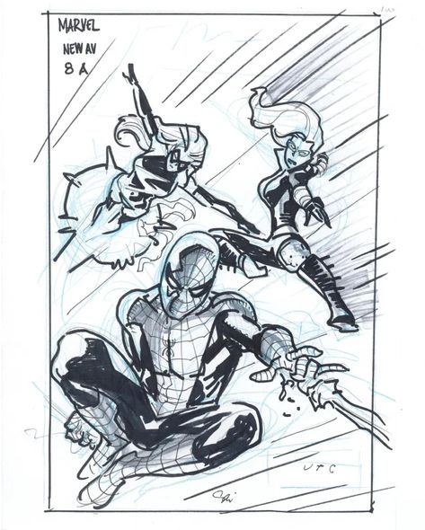 New Avengers #8 prelim by Stuart Immonen Comic Art Stuart Immonen, Comic Art Fans, Best Comic Books, New Avengers, Art Comic, Art Sites, Art Gallery Room, Comics Art, Gallery Room