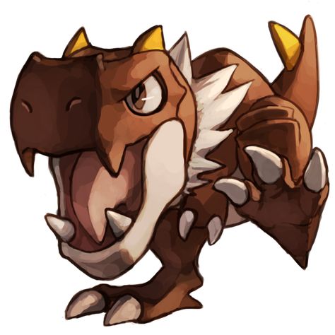 Terrible Tyke by Pajara-san on DeviantArt Tyrunt Pokemon Art, Tyrunt Pokémon, Pokemon Desert, Dino Pokemon, Arcane Pokemon, Pokemon Tyrantrum, Pokemon Doodles, Dnd Pets, Pokemon Official