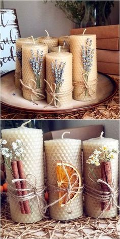 Aesthetic Christmas Decor, Handmade Candles Diy, Diy Candles Homemade, Săpunuri Handmade, Idee Babyshower, Homemade Scented Candles, Soya Mumu, Candle Projects, Christmas Decor Ideas Diy