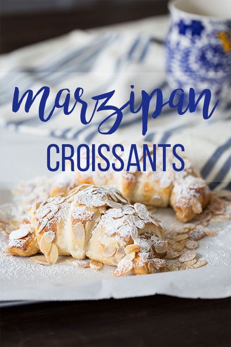 Marzipan Recipes Baking, Recipes With Marzipan, Marzipan Desserts, Stollen Bites, Marzipan Recipes, Almond Paste Recipes, Stollen Recipe, Marzipan Recipe, Almond Croissants