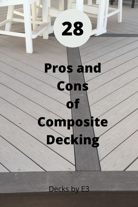 Florida Deck Ideas, Composite Decking Designs Patio, Composite Deck Front Porch, Deck Vs Concrete Patio, Composite Deck Furniture, Composite Deck Ideas Around Pool, White Composite Decking, Deck Layout Ideas Floor Plans, Plastic Wood Deck