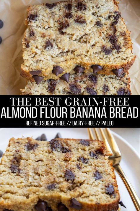 almond flour banana bread Gluten Free Banana Bread Almond Flour, Paleo Banana Bread Almond Flour, Banana Bread Recipe With Almond Flour, Almond Banana Bread Recipe, Grain Free Banana Bread, Banana Bread Recipe Almond Flour, Banana Bread Almond Flour Recipe, Almond Flour Banana Bread Recipe, Almond Flour Banana Recipes