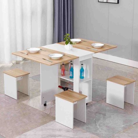 Folding Kitchen Table, Marble Dining Table Set, Kitchen Storage Trolley, Granny Pod, Safety Door, Folding Dining Table, Storage Trolley, Table For Small Space, Furniture Packages